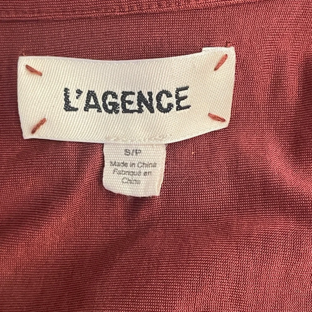 L'AGENCE ADDISON SHIRTDRESS RUST COLOR SZ S - Picture 6 of 6